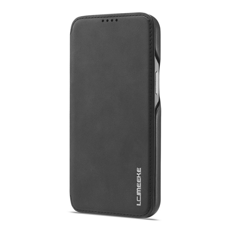 LC.IMEEKE LC.IMEEKE iPhone 14 Plus Fodral Flip Läder Svart