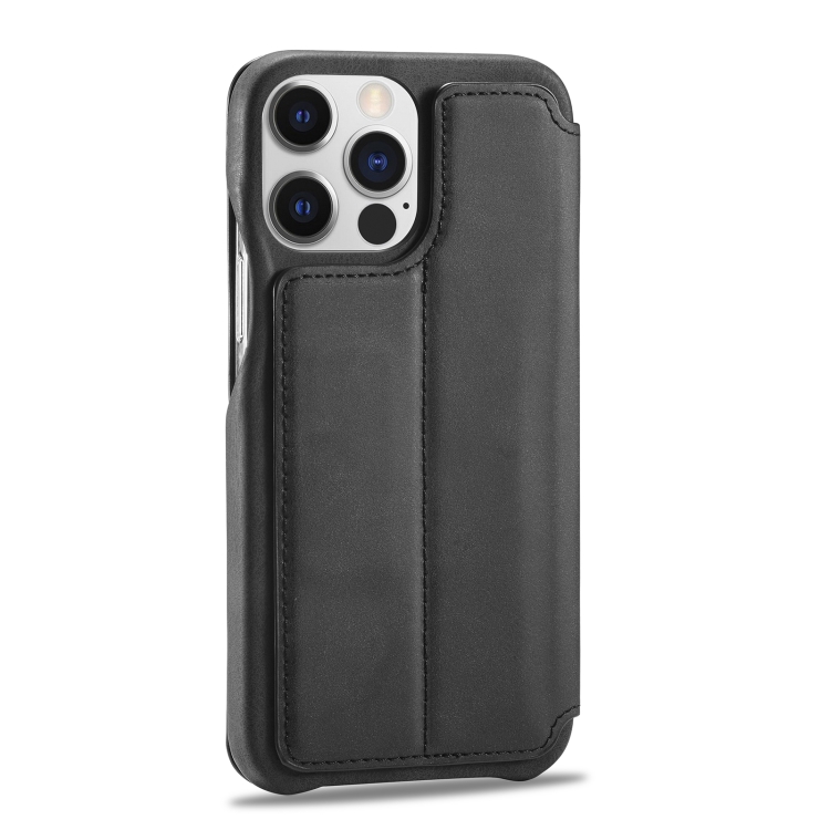 LC.IMEEKE LC.IMEEKE iPhone 14 Plus Fodral Flip Läder Svart