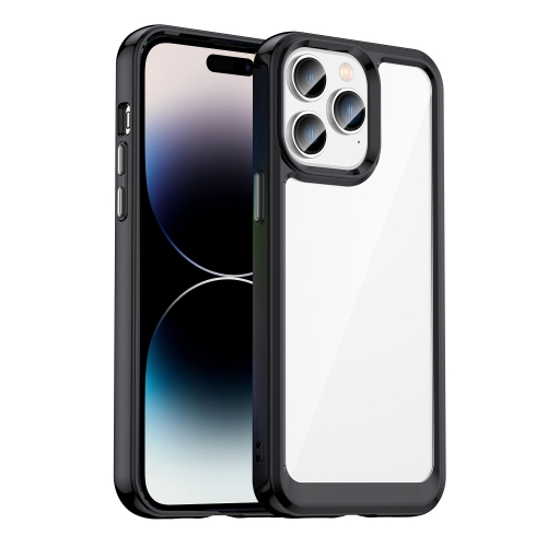  iPhone 14 Pro Skal Akryl/TPU Hybrid Svart