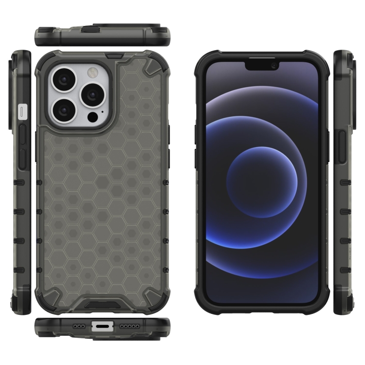  iPhone 14 Pro Skal Shockproof Honeycomb Svart