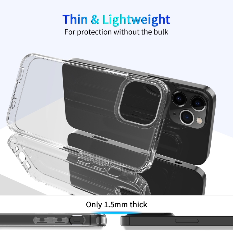  iPhone 14 Pro Skal Akryl/TPU Transparent