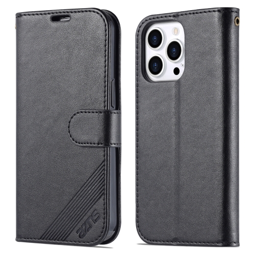 AZNS AZNS iPhone 14 Pro Fodral Läder Svart