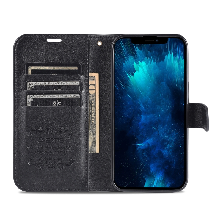 AZNS AZNS iPhone 14 Pro Fodral Läder Svart