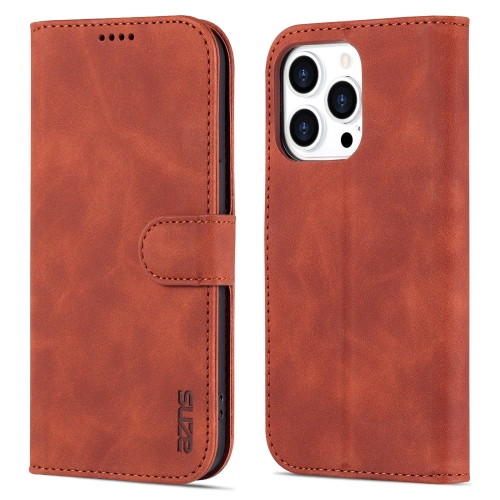 AZNS AZNS iPhone 14 Pro Fodral Läder Brun