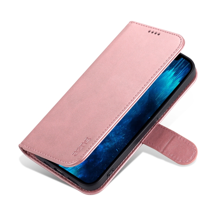 AZNS AZNS iPhone 14 Pro Fodral Läder Roséguld