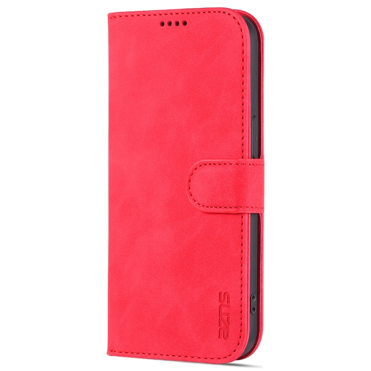 AZNS AZNS iPhone 14 Pro Fodral Läder Röd