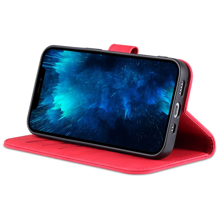 AZNS AZNS iPhone 14 Pro Fodral Läder Röd