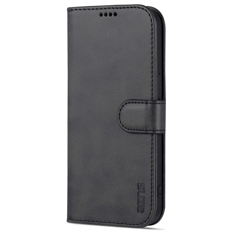 AZNS AZNS iPhone 14 Pro Fodral Läder Svart