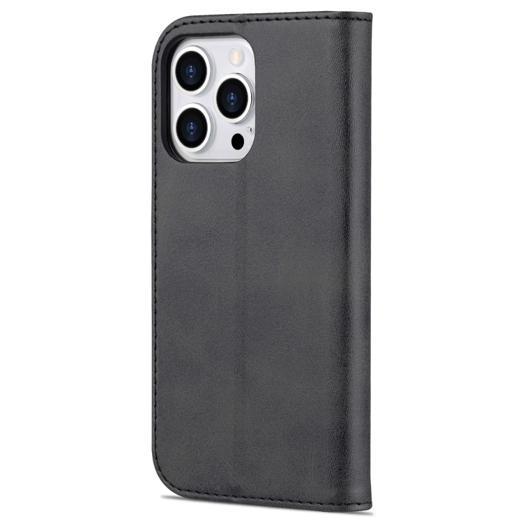 AZNS AZNS iPhone 14 Pro Fodral Läder Svart