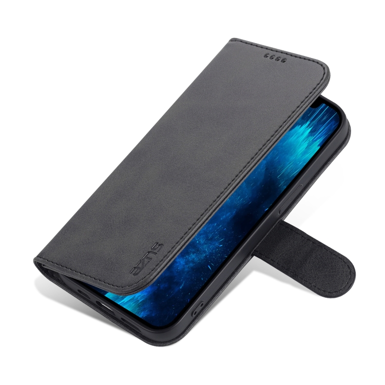 AZNS AZNS iPhone 14 Pro Fodral Läder Svart