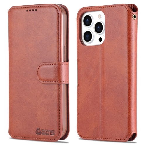 AZNS AZNS iPhone 14 Pro Fodral Läder Brun