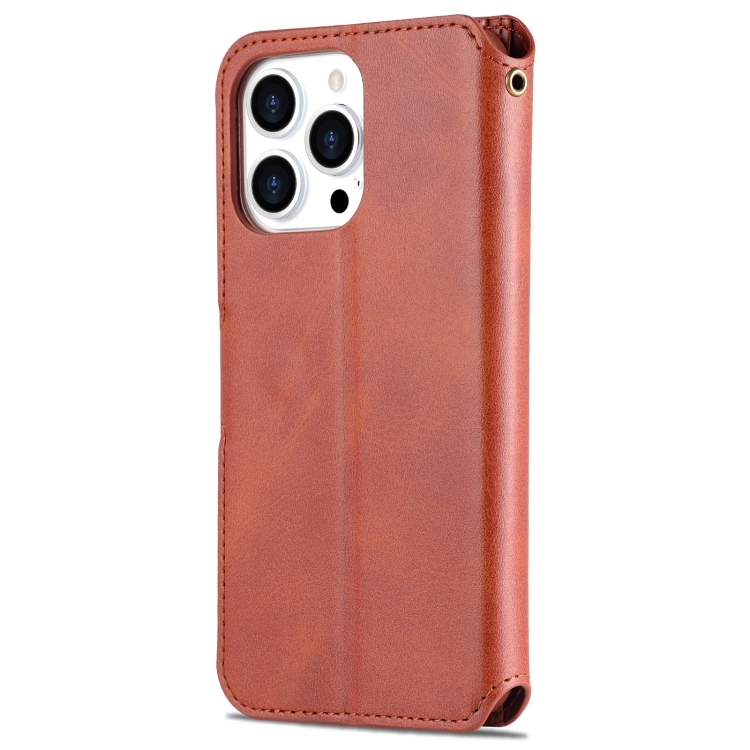 AZNS AZNS iPhone 14 Pro Fodral Läder Brun
