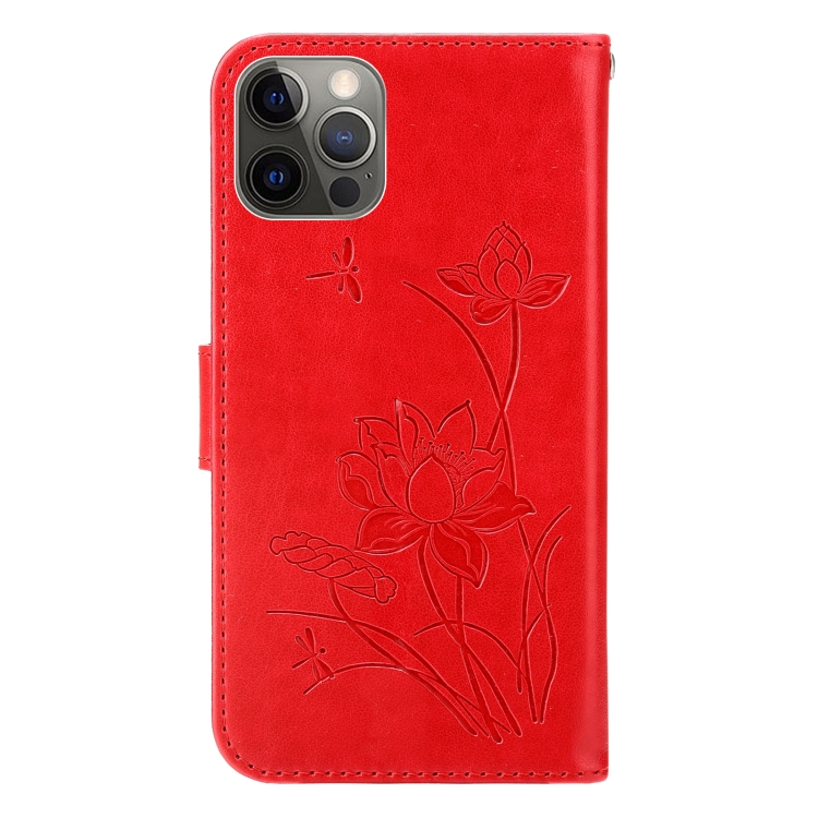  iPhone 14 Pro Fodral Lotus Blomma Röd