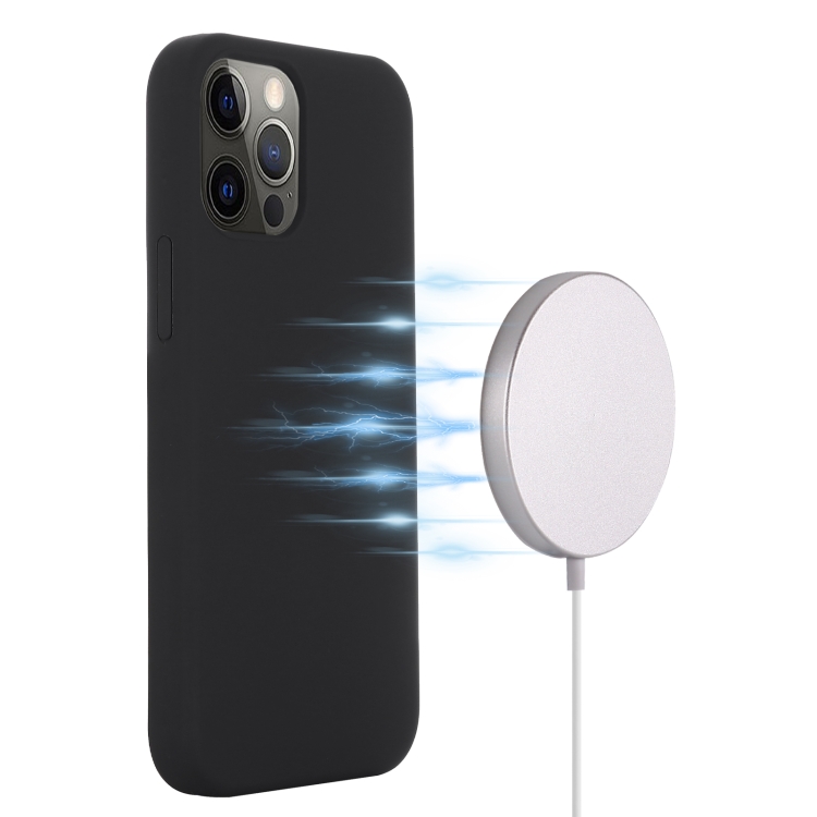  iPhone 14 Pro Skal MagSafe Silikon Svart