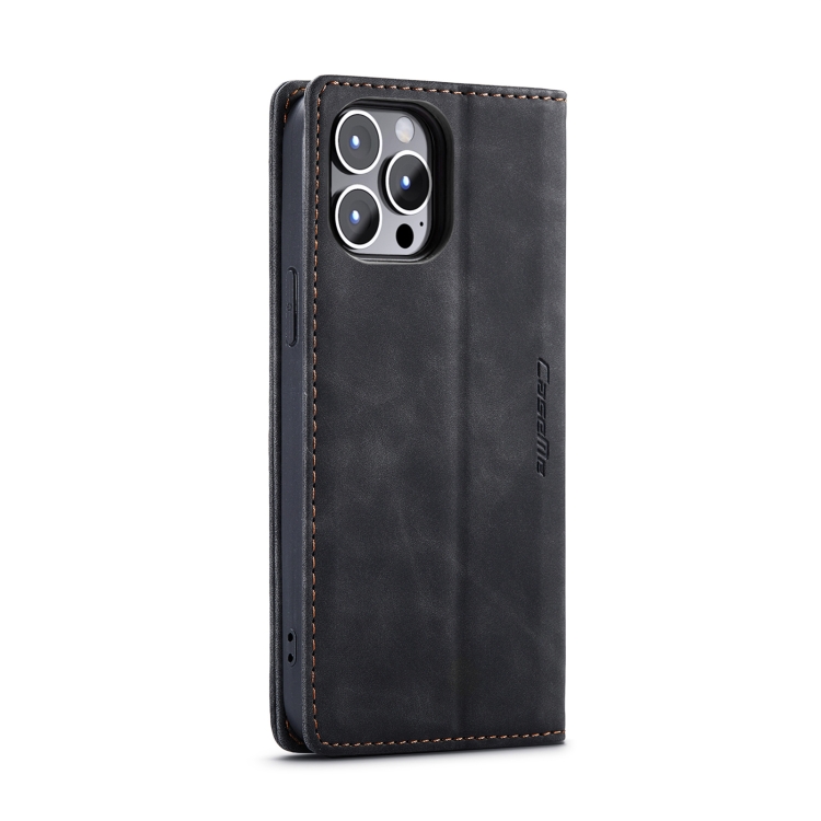 CASEME CASEME iPhone 14 Pro Fodral Retro Flip Svart