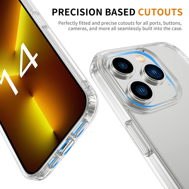  iPhone 14 Pro Skal Shockproof Akryl/TPU Transparent