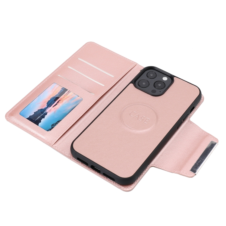  iPhone 14 Pro 2in1 Magnet Fodral / Skal Roséguld