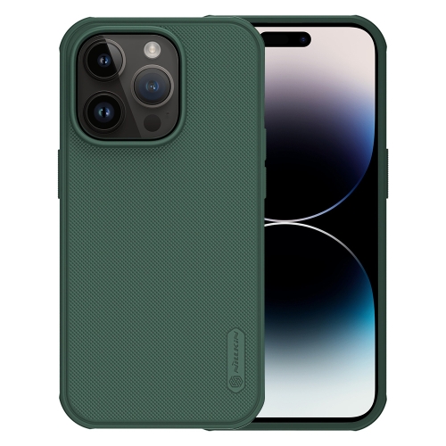 NILLKIN NILLKIN iPhone 14 Pro Skal Frosted Shield Grön