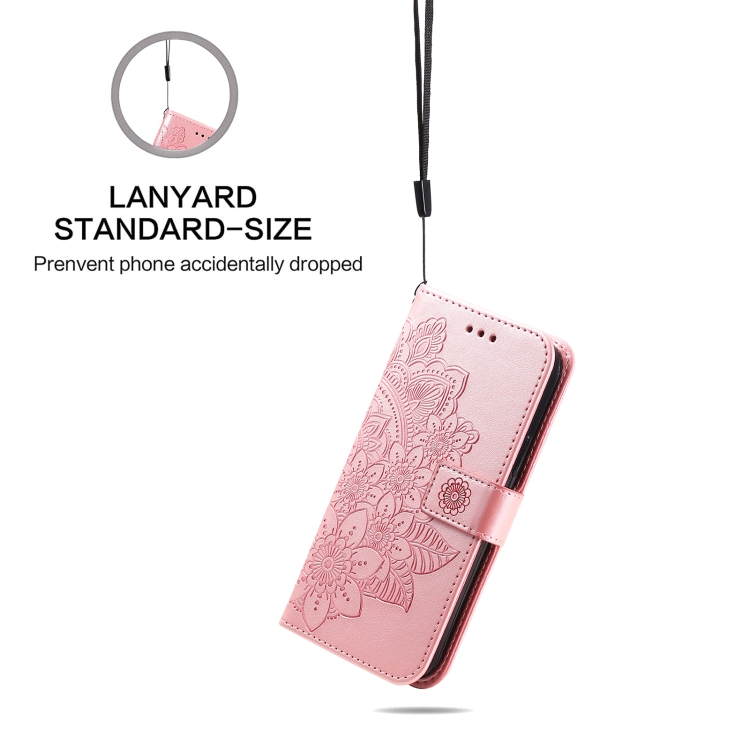  iPhone 14 Pro Fodral Mandala Blossom Roséguld