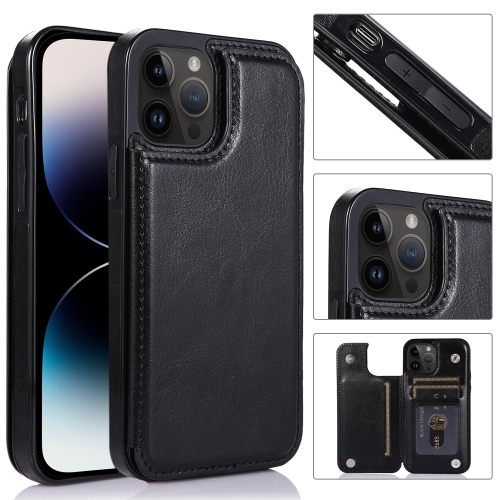  iPhone 14 Pro Skal Med Kortfack Svart