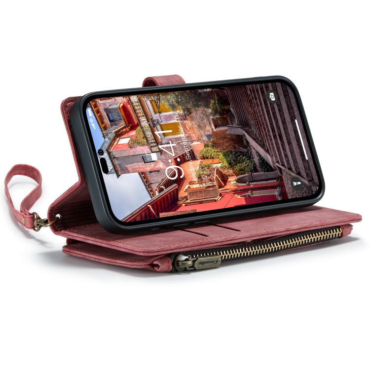 CASEME CASEME iPhone 14 Pro Fodral Multifunktionell Röd
