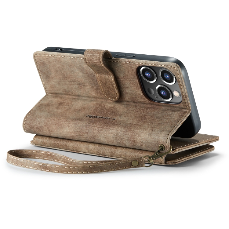 CASEME CASEME iPhone 14 Pro Fodral Multifunktionell Brun