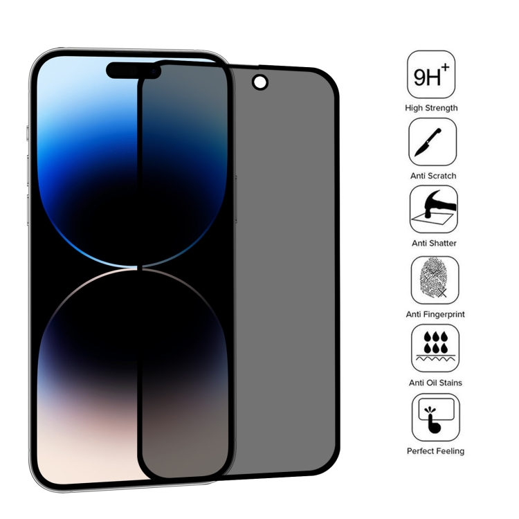 iPhone 14 Pro Skärmskydd Härdat Glas Privacy