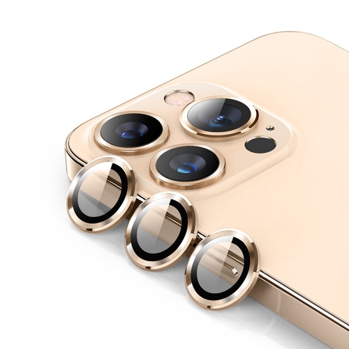 ENKAY ENKAY iPhone 14 Pro / 14 Pro Max Linsskydd Metall Ring Guld