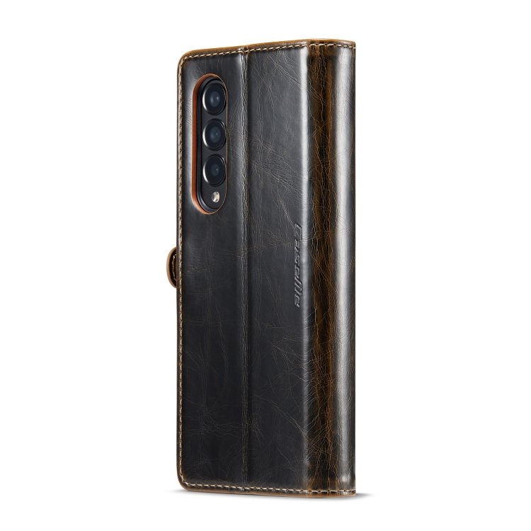 CASEME CASEME Galaxy Z Fold 3 Fodral Oil Wax Brun
