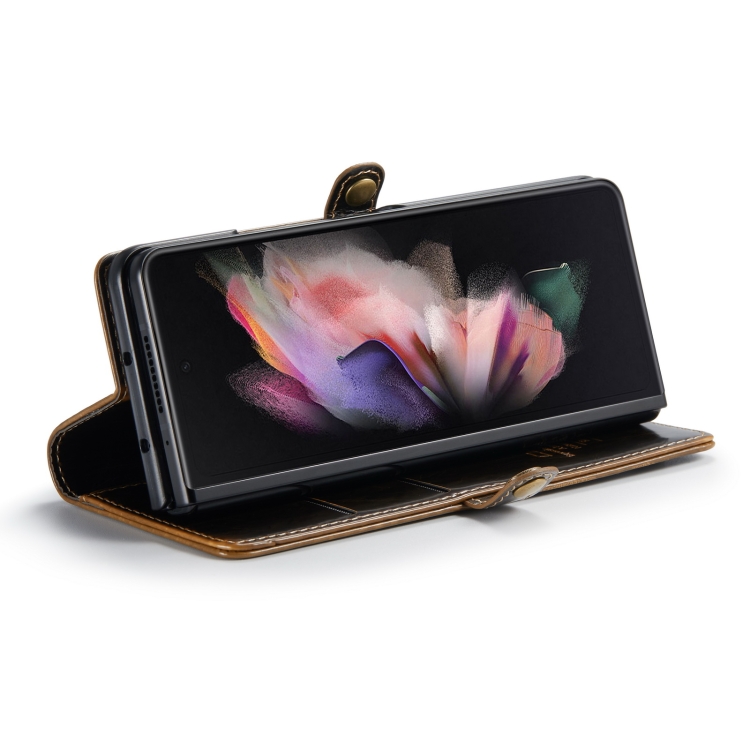 CASEME CASEME Galaxy Z Fold 3 Fodral Oil Wax Brun