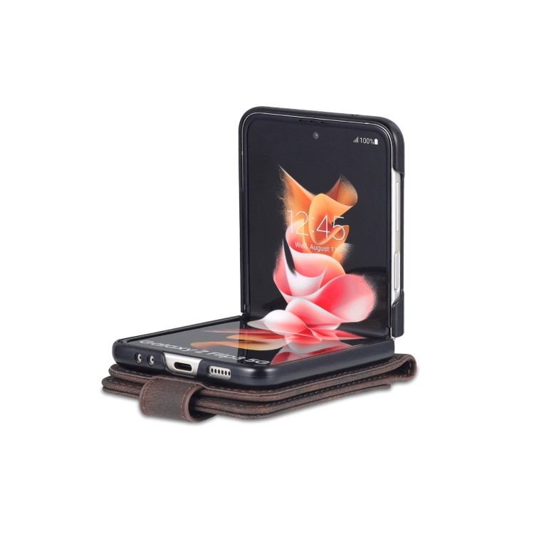 AZNS AZNS Galaxy Z Flip 3 Fodral Skin Touch Brun