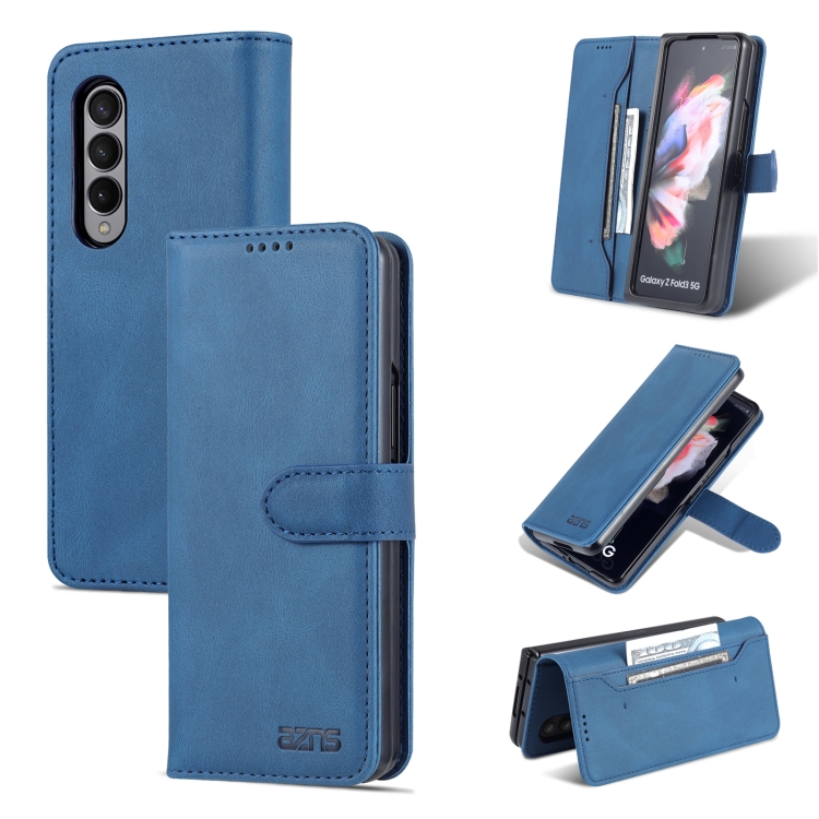 AZNS AZNS Galaxy Z Fold 3 Fodral Skin Touch Blå