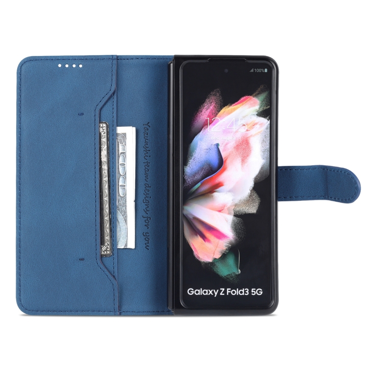 AZNS AZNS Galaxy Z Fold 3 Fodral Skin Touch Blå