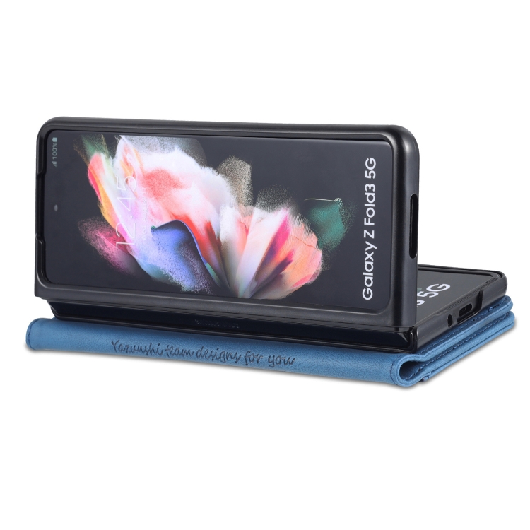 AZNS AZNS Galaxy Z Fold 3 Fodral Skin Touch Blå