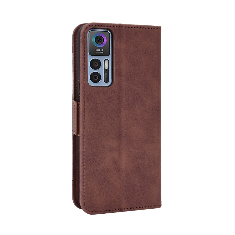  TCL 30+ (2022) Fodral Avtagbart Kortfodral Brun