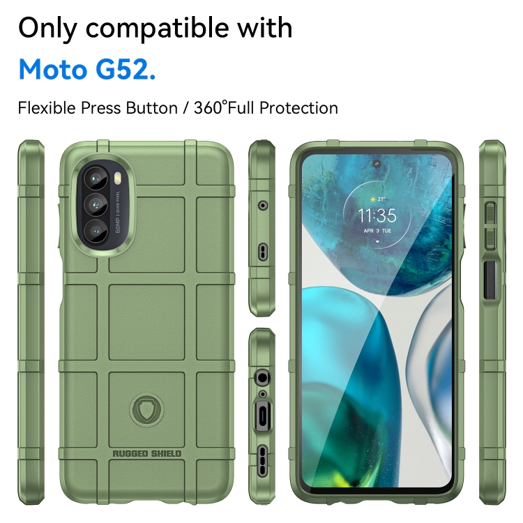  Motorola Moto G52/G82 Skal Robust Grön