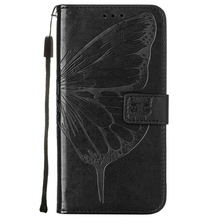  Motorola Moto G52/G82 Fodral Tryckt Fjäril Svart