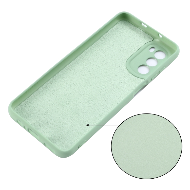  Motorola Moto G52/G82 Skal Liquid Silikon Grön