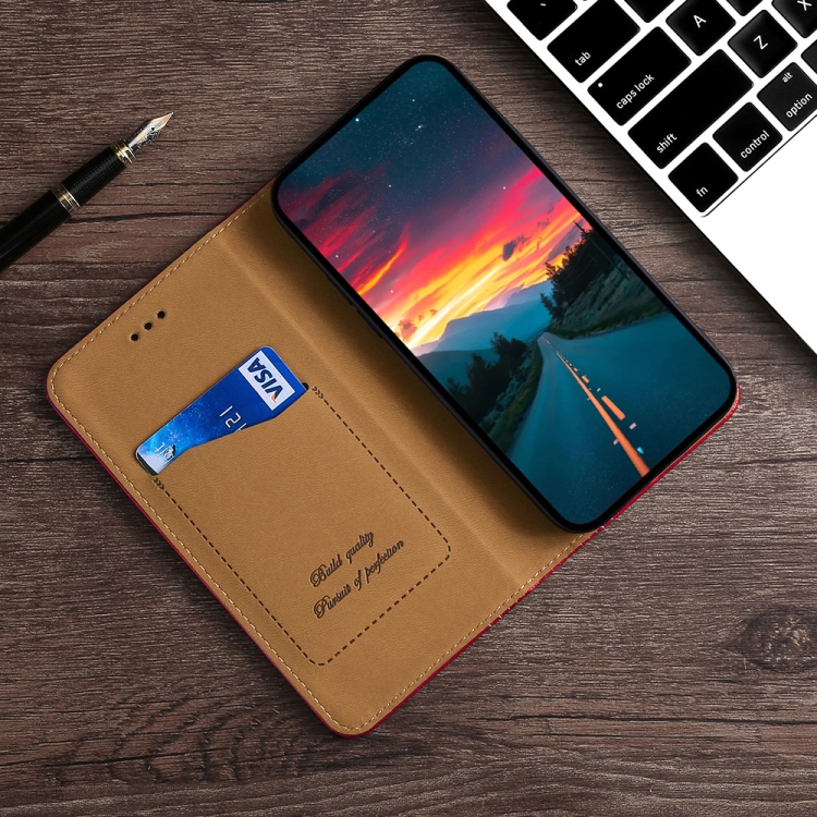  TCL 30+ (2022) Fodral Flip Läder Röd