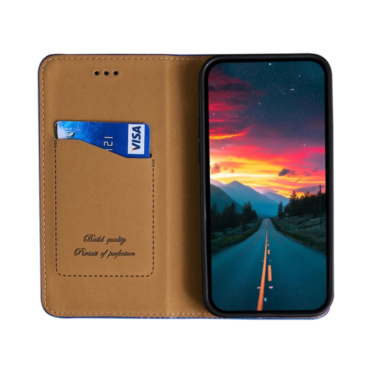  TCL 30+ (2022) Fodral Flip Läder Blå