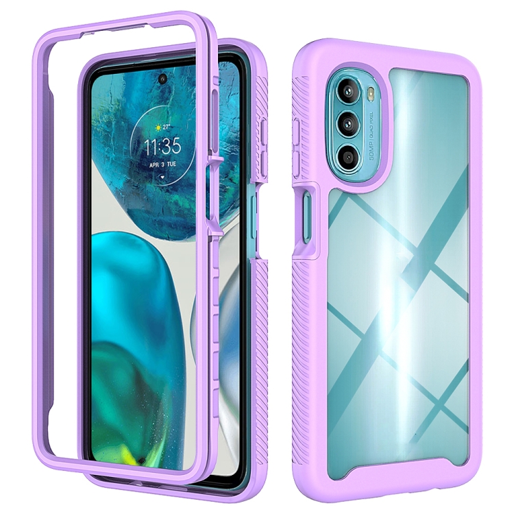  Motorola Moto G52/G82 Skal Solid Hybrid Lila