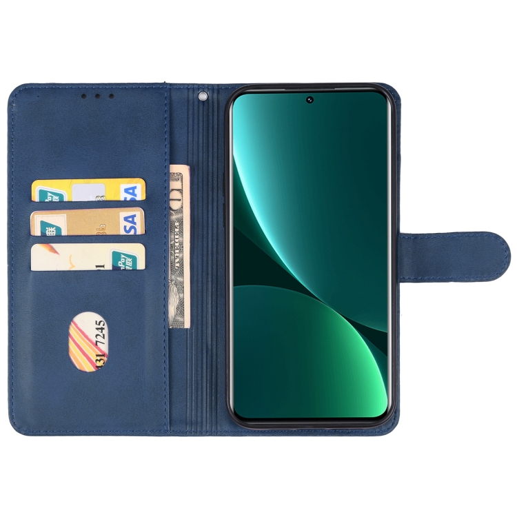  Xiaomi 13 Pro 5G Fodral Solid Läder Blå