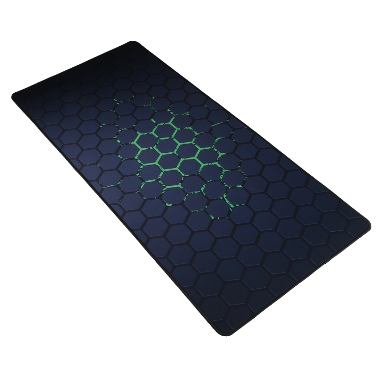  800 x 300 mm Musmatta/Skrivbordsmatta Green Honeycomb