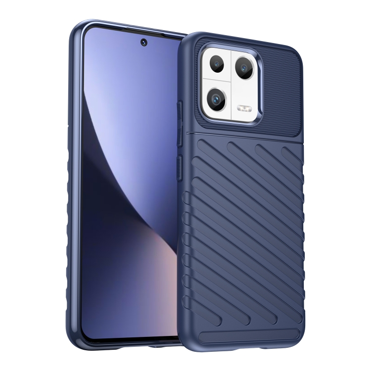  Xiaomi 13 5G Skal Twill Textur Blå