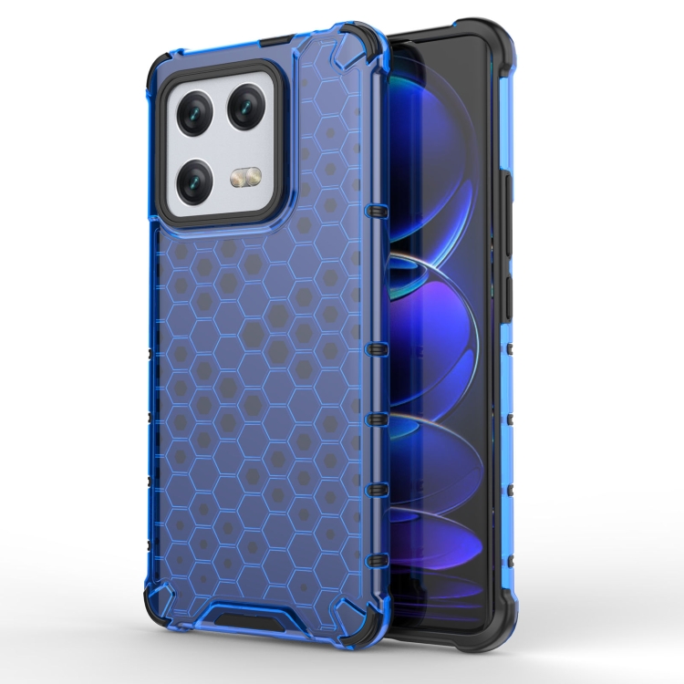  Xiaomi 13 Pro 5G Skal Shockproof Honeycomb Textur Blå