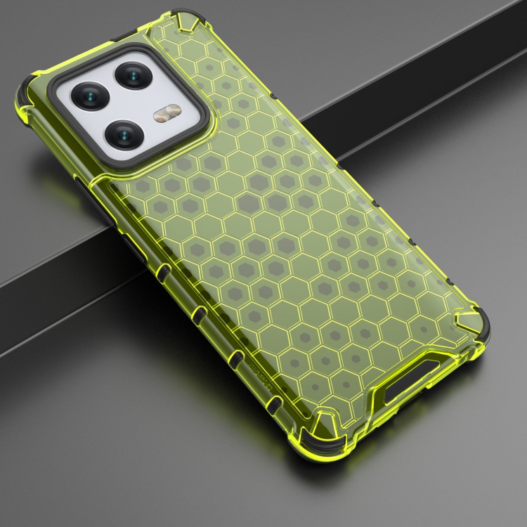 Xiaomi 13 Pro 5G Skal Shockproof Honeycomb Textur Grön
