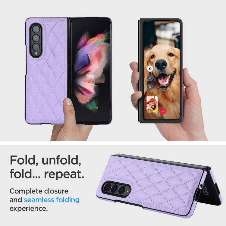  Galaxy Z Fold 3 Skal Diamond Lila