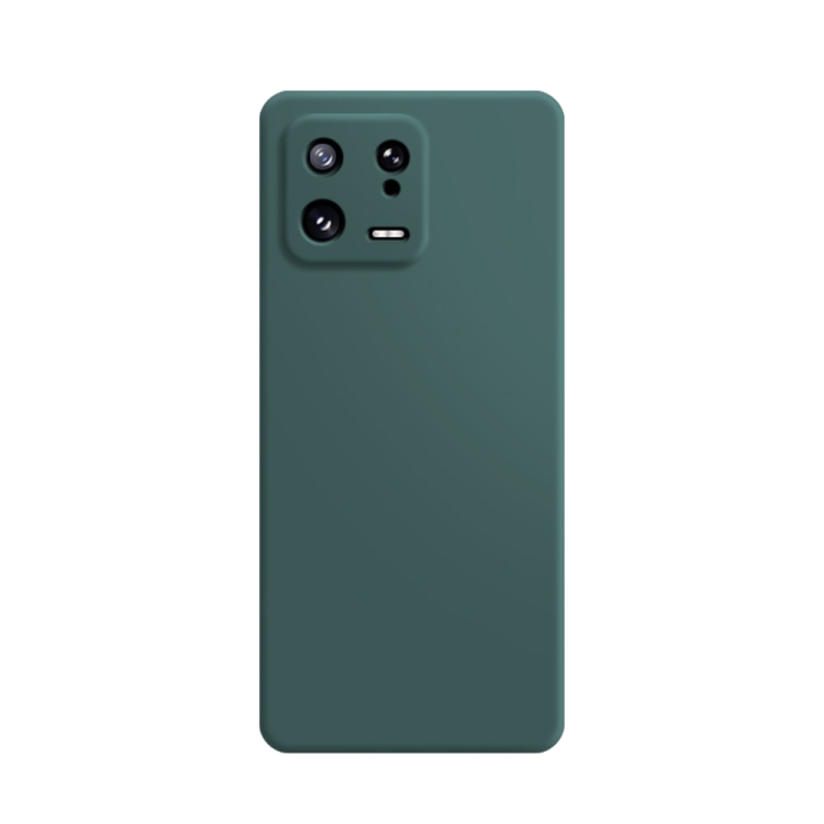  Xiaomi 13 5G Skal Liquid Silikon Mörk Grön