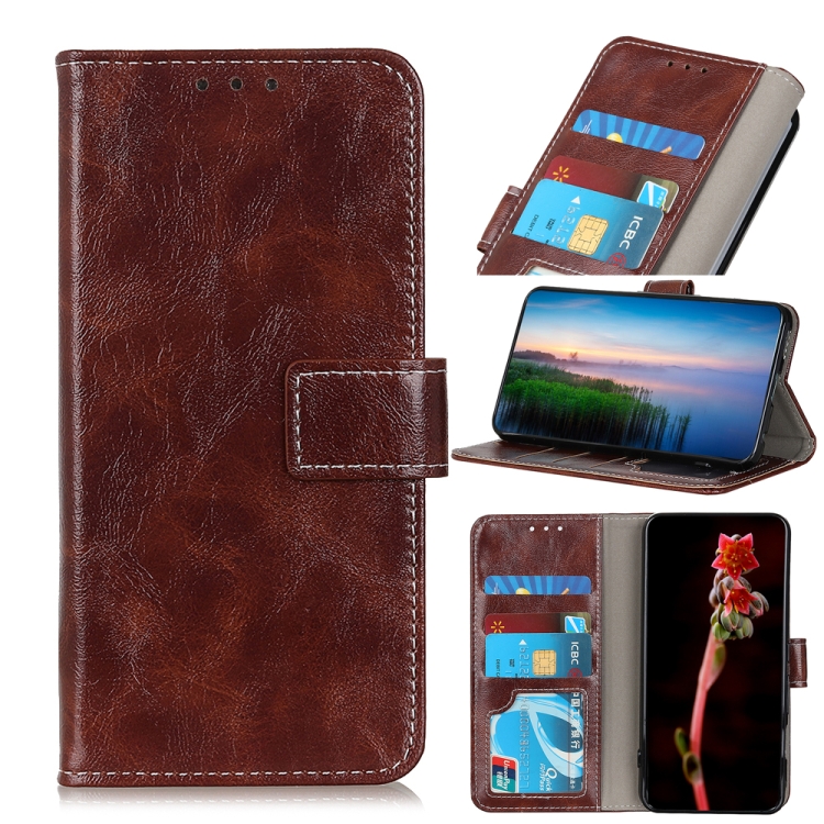  Xiaomi 13 Pro 5G Fodral Crazy Horse Retro Läder Brun