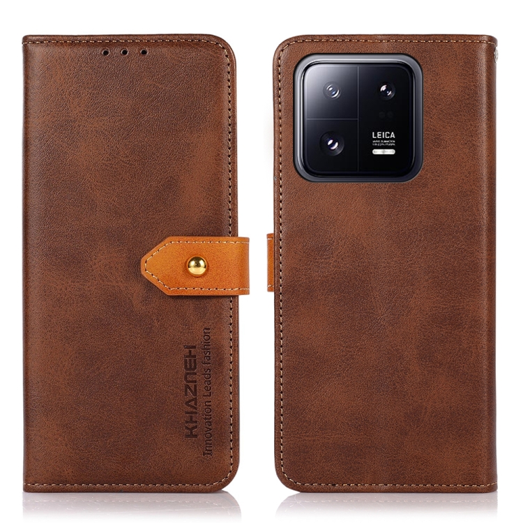 KHAZNEH KHAZNEH Xiaomi 13 Pro 5G Fodral Dual-Color Brun